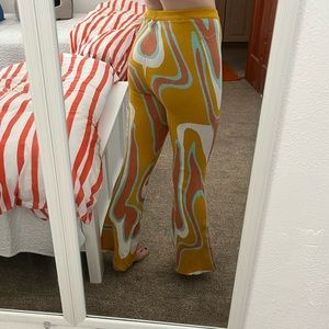 Funky psychedelic unique sweater pants